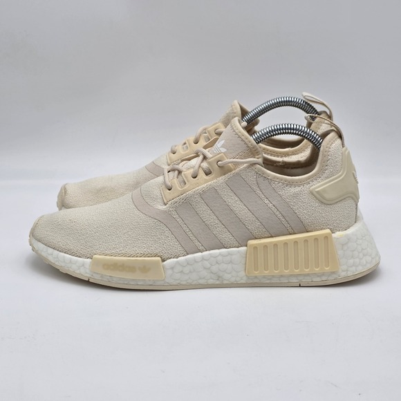 Adidas‎ NMD_R1 Womens Size 9 Beige Athletic Running Walking Shoes Sneakers - Picture 5 of 10